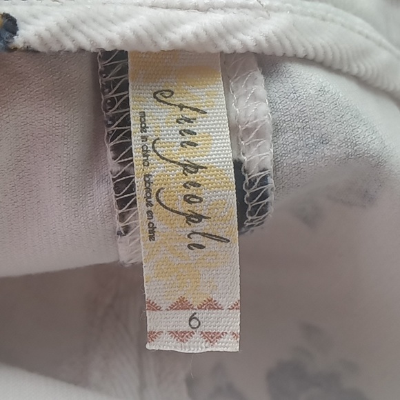 Free People | Good Day Sunshine Floral Corduroy Skirt Women's Size 6 - Picture 3 of 5